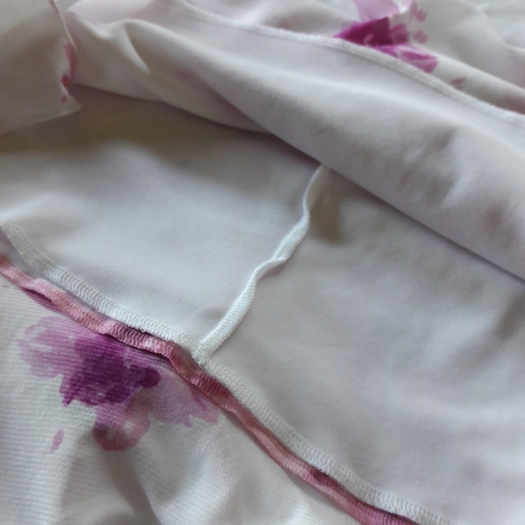 White & Pink Halter Top Dress - Picture 6 of 9